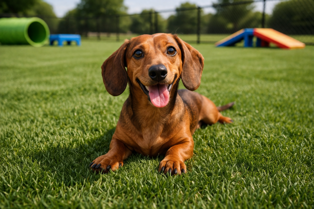 Doggy Day Care - Pet Turf Wiener Dog