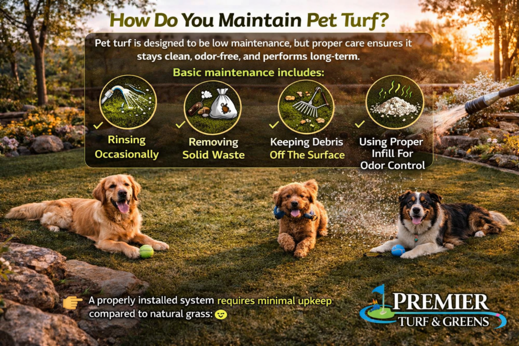 How to clean pet turf in Wisconsin