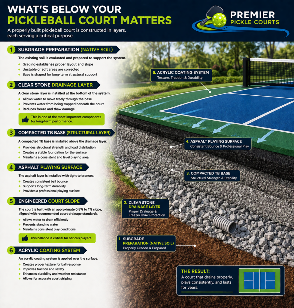 How to build a pickleball court in Wisconsin