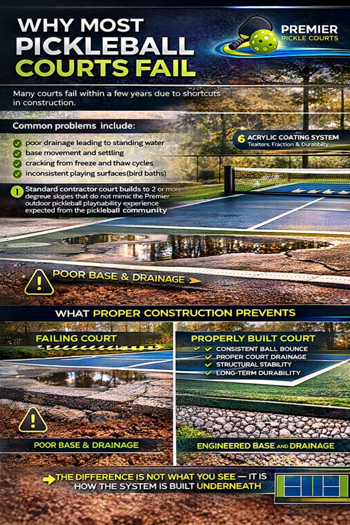 Why Most Pickleball Courts Fail
